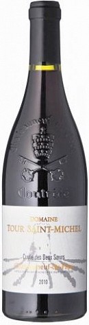 Châteauneuf-du-Pape Cuvée des Deux Soeurs, Tour Saint-Michel 2010