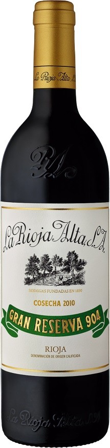 Gran Reserva 904, La Rioja Alta 2010